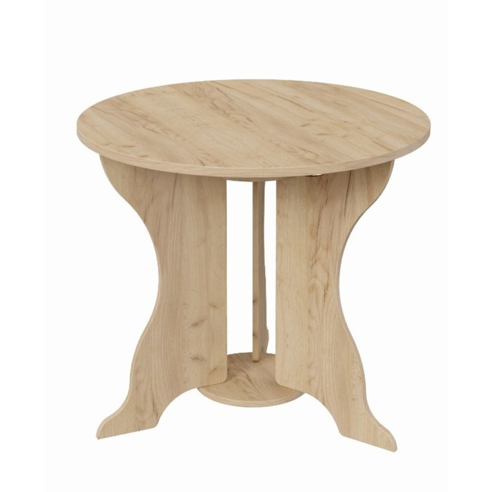 Стол обеденный Маркус 850 х 850 х 740 дуб крафт золотой 3750₽