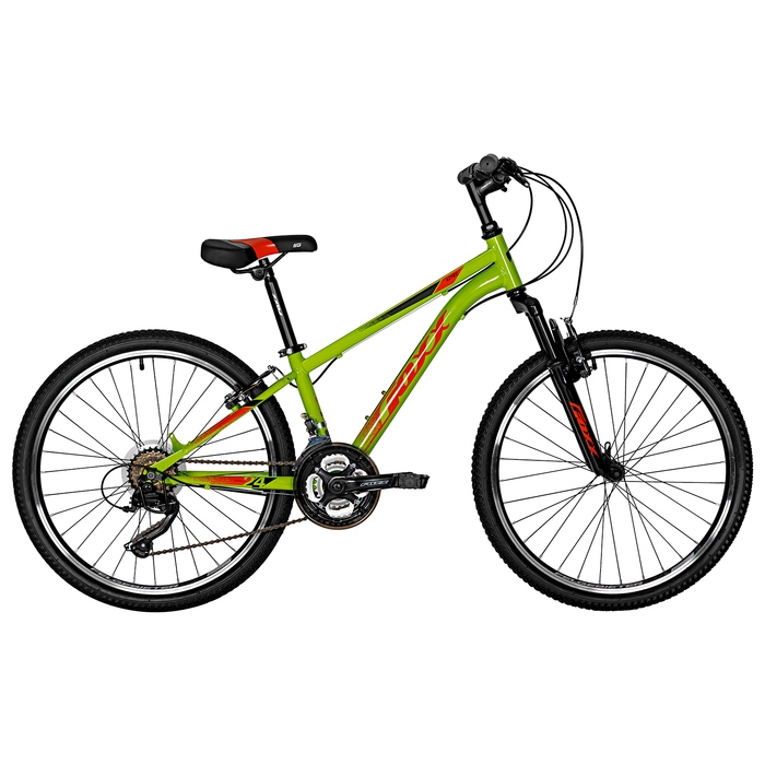 Велосипед 24 FOXX AZTEC, цвет зелёный, р. 12