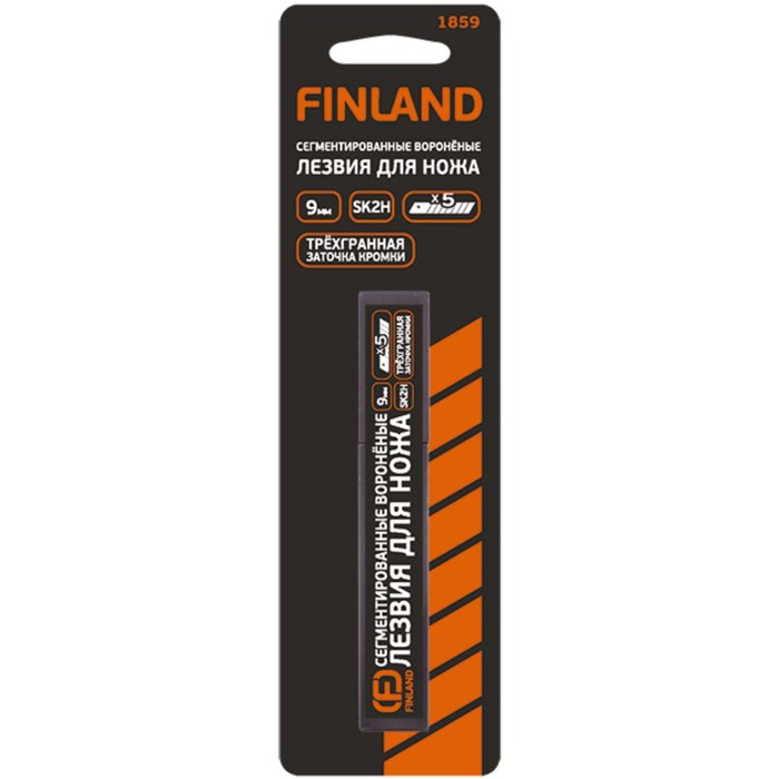

Лезвия для ножа FINLAND 1859, воронёные, толщина 0.4 мм, SK2H, 9 мм, 5 шт.