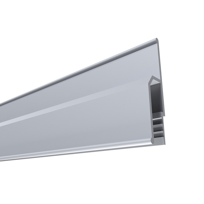 Алюминиевый профиль Apeyron, 8х29 мм, для натяжного потолка, 2 м, без аксессуаров профиль для освещения apeyron алюминиевый 71x61 мм 2 м
