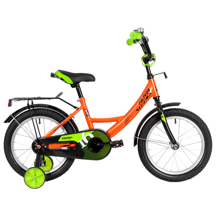Велосипед 16 Novatrack VECTOR, цвет оранжевый