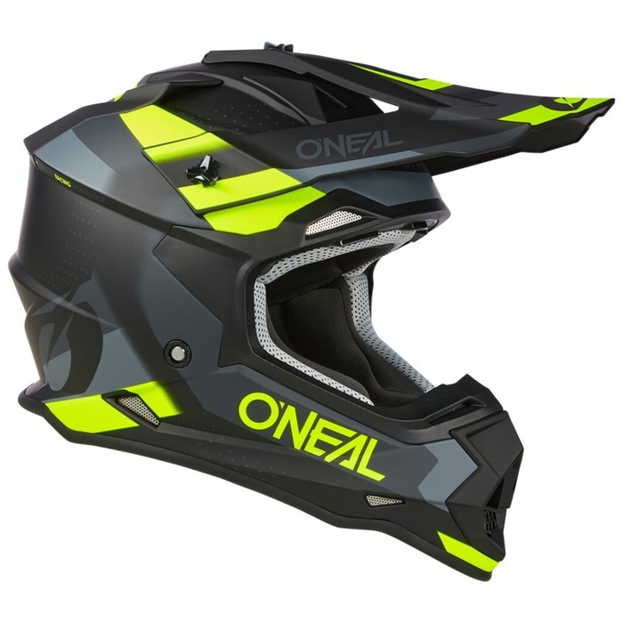 

Шлем кроссовый O'Neal 2Series Spyde V.23, ABS, матовый, серый/желтый, XL