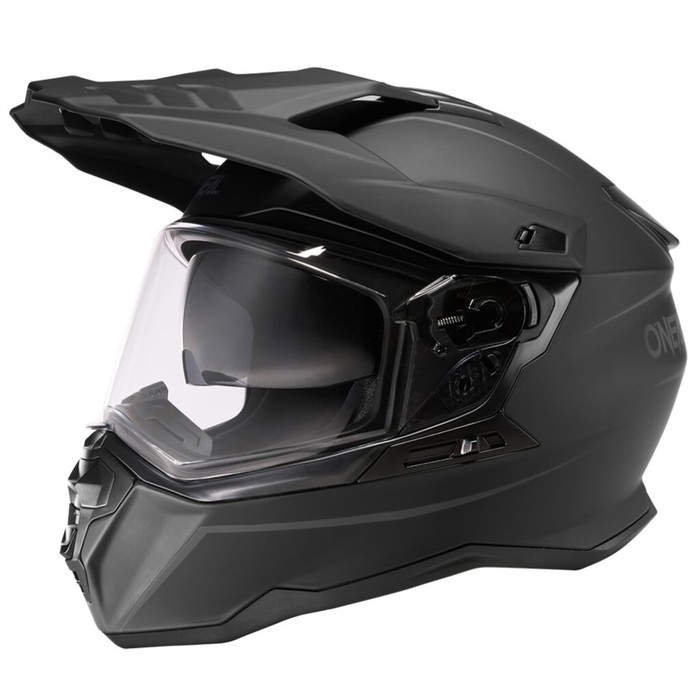 

Шлем кроссовый со стеклом O'Neal D-SRS Solid V24, ABS, матовый, черный, L