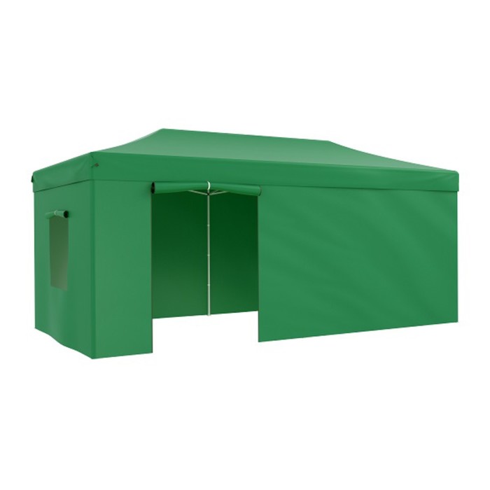 Шатер садовый Helex 4366, цвет зеленый, 3 х 6 х 3 м шатер садовый helex 4342 цвет черный 3 х 4 5 х 3 м
