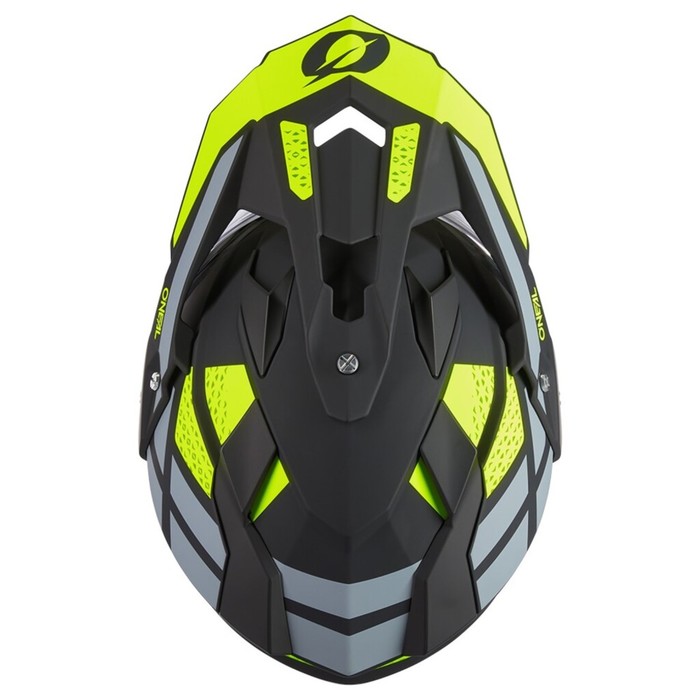 

Шлем кроссовый со стеклом O'Neal Sierra R V24, ABS, матовый, желтый/черный, M