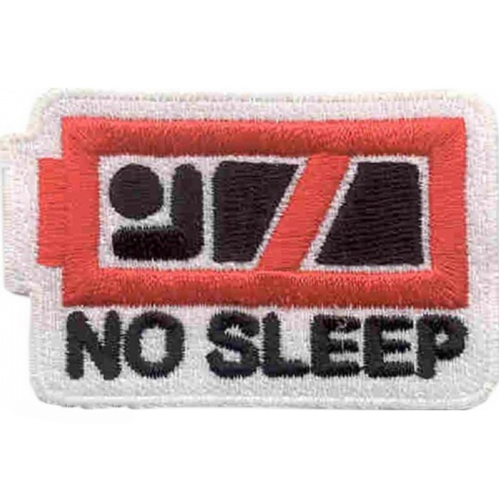 

Нашивка "no sleep"