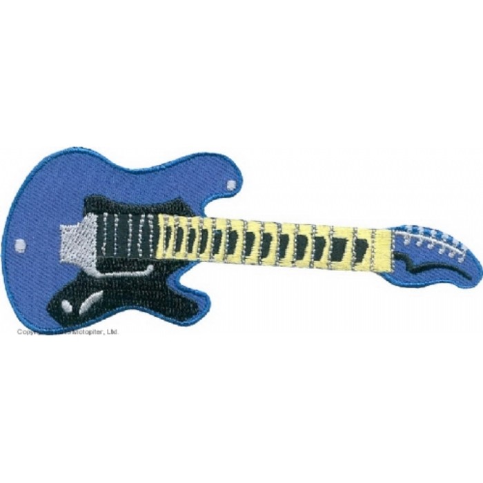 

Нашивка "Guitar blue - Гитара синяя"
