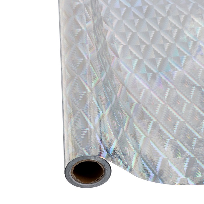 

Пленка самоклеящаяся, голография, серебристая, 0.45 х 3 м, 3 мкм