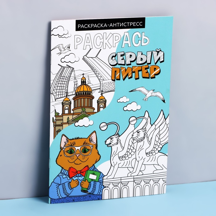 

Блокнот раскраска А5 «Питер»