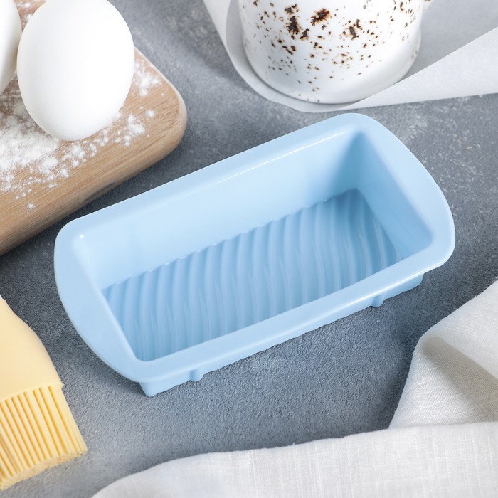 Форма для выпечки "Хлеб. Полосы" 14х8х3 см, цвета МИКС