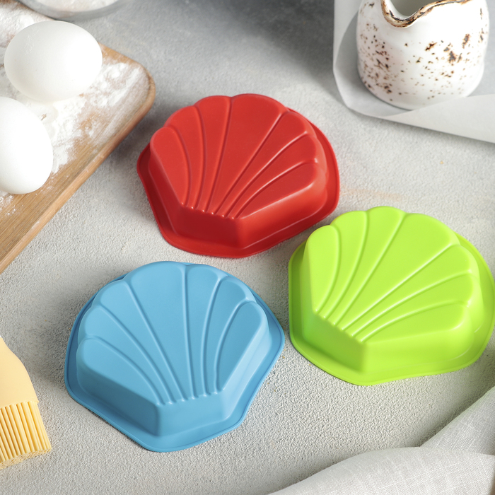 Форма для выпечки "Пудинг" 12х4 см, цвета МИКС