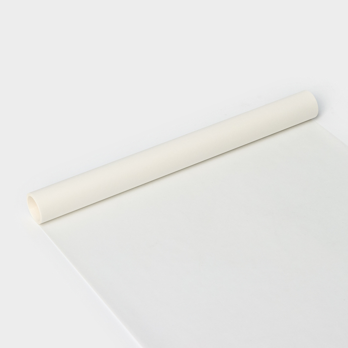 пергамент жиростойкий для выпечки 28 см х 5 м Пергамент силиконизированный Доляна, 28 см×5 м, белый, жиростойкий