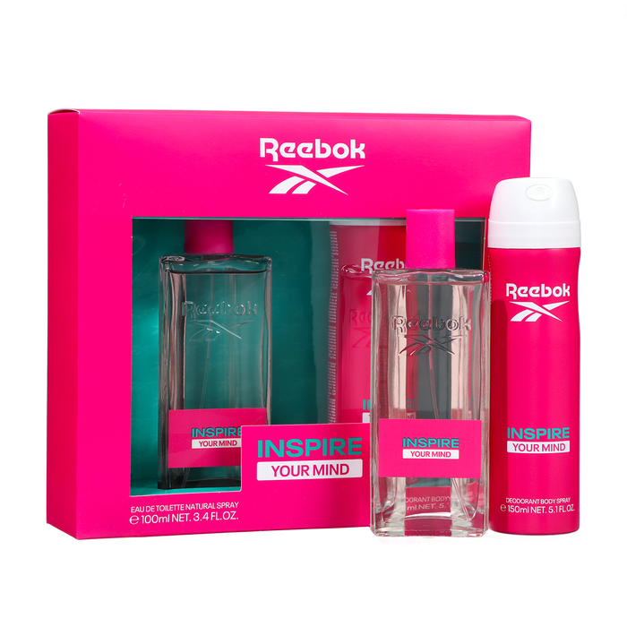 

Набор женский Reebok Inspire Your Min: туалетная вода, 100 мл + дезодорант, 150 мл
