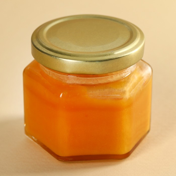Крем-мёд с апельсином, 120 г. карамель медовая твёрдый мёд с облепихой и апельсином 30 г