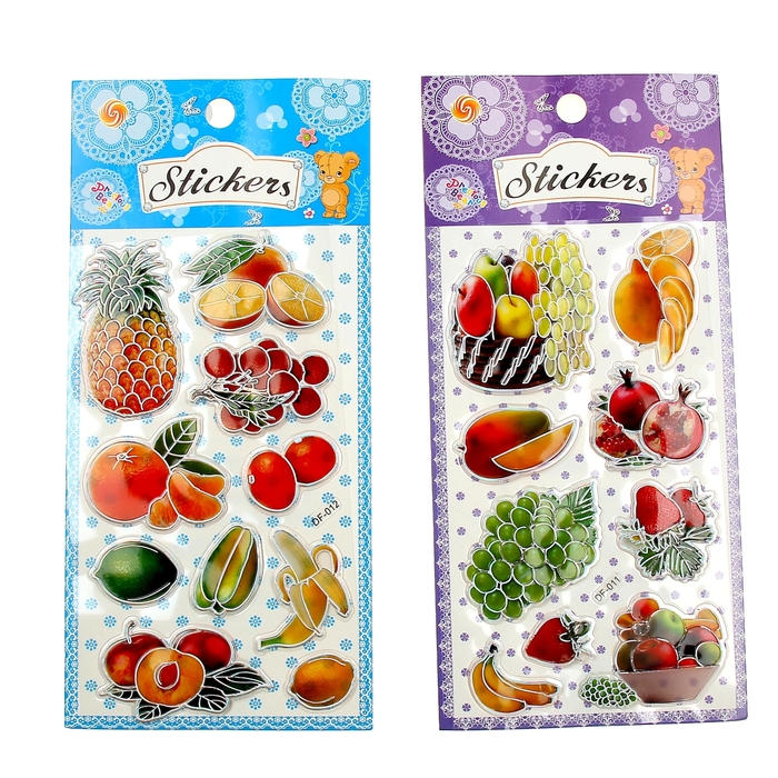 Наклейка "Фруктовое ассорти" МИКС