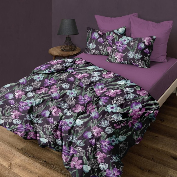 

Постельное бельё 1.5 сп, размер 150x220 см, 145x215 см, 70x70 см - 2 шт