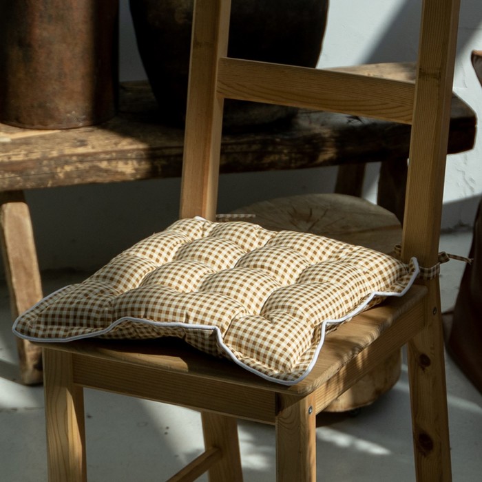 Подушка на стул «Марси», размер 40х40 см подушка на стул stone размер 40х40 см