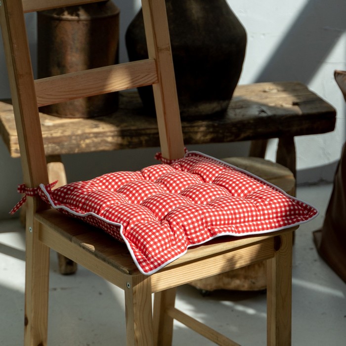 Подушка на стул «Марси», размер 40х40 см подушка на стул stone размер 40х40 см
