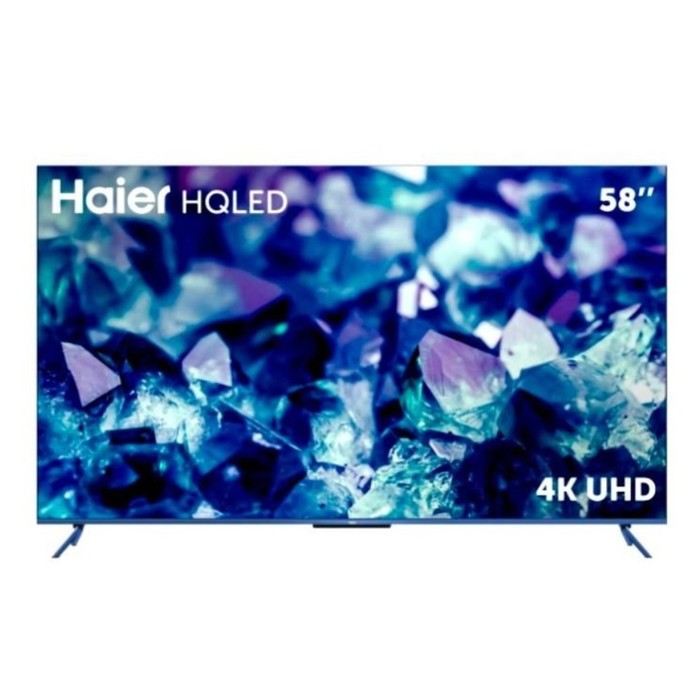 Телевизор Haier SMART TV S5, 58, 3840x2160, DVB-T2/C/S2, HDMI 4, USB 2, Smart TV, чёрный телевизор haier 58 smart tv s5
