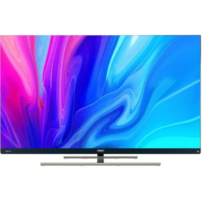 Телевизор Haier SMART TV S7, 65, 3840x2160, DVB-T2/C/S2, HDMI 4, USB 2, Smart TV, чёрный телевизор topdevice tdtv65cs06ubk 65 3840x2160 dvb t2 c s2 hdmi 3 usb 2 smart tv чёрный