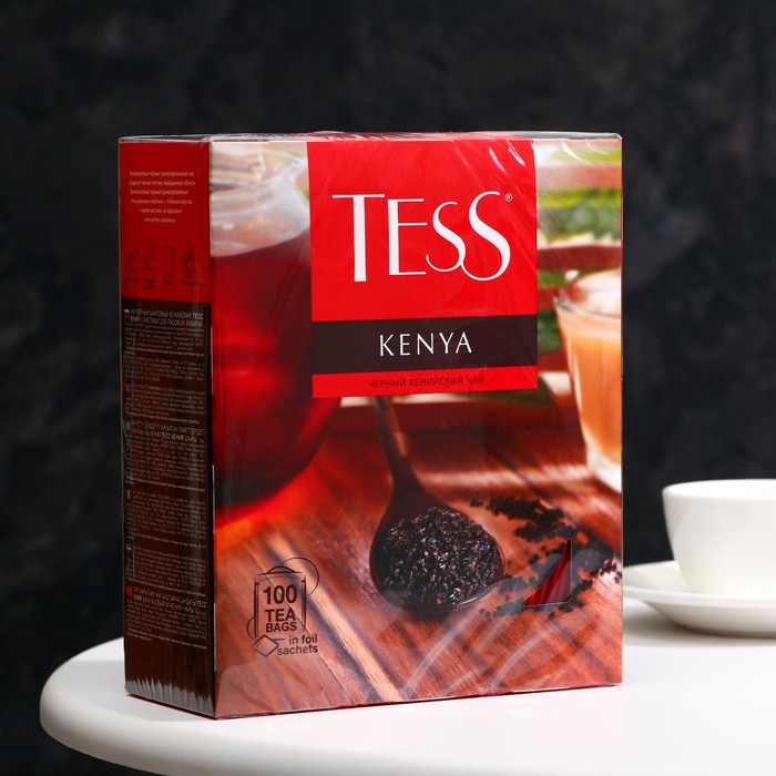 Чай черный Tess Кения пакетированный, 100 пак *2 гр чай черный пакетированный heladiv gc vintage black tea 100 пак