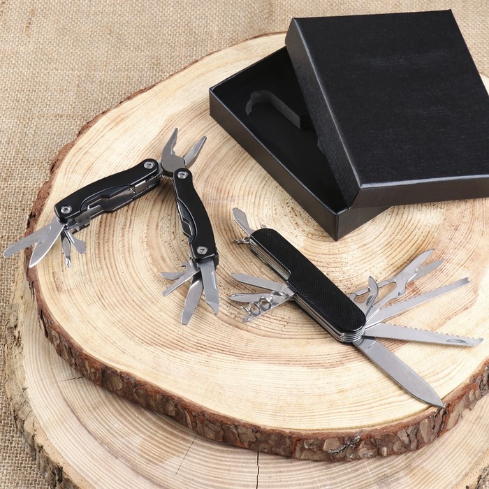 Набор подарочный швейцарский нож и мультитул пк кидс тойз дв подарочный набор время побеждать карты нож