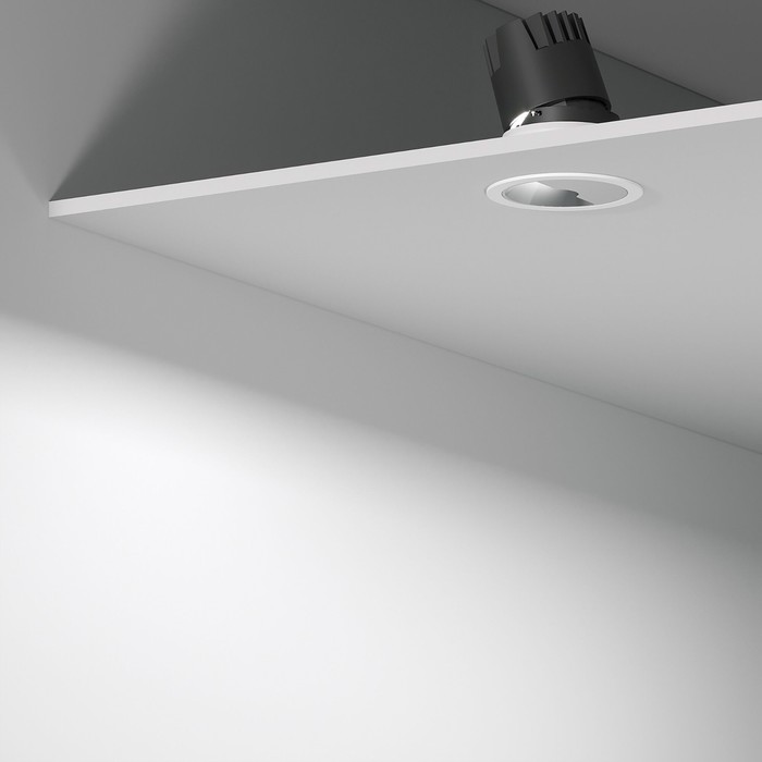 

Светильник потолочный светодиодный Elektrostandard, Inline, 83х83х98 мм, 10Вт, LED, 532Лм, 4000К, цвет хром, белый