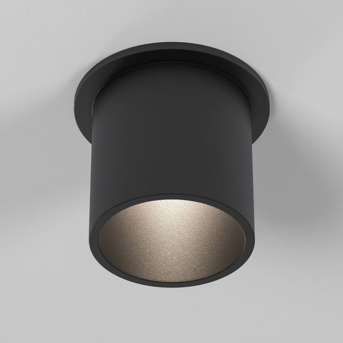 Светильник встраиваемый Elektrostandard, Moll, 68х68х70 мм, GU10, цвет чёрный