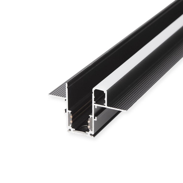 

Шинопровод встраиваемый с местом под светодиодную ленту, 2 м Elektrostandard, Slim Magnetic, цвет чёрный