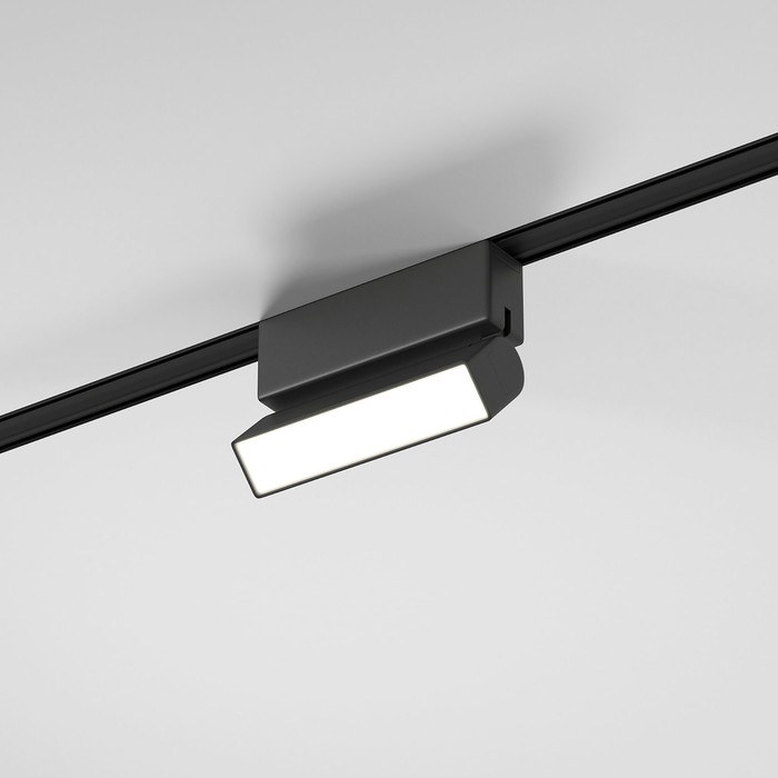 

Трековый светильник Elektrostandard, Flat Magnetic, 112х80х26 мм, 5Вт, LED, 400Лм, 4000К, цвет чёрный