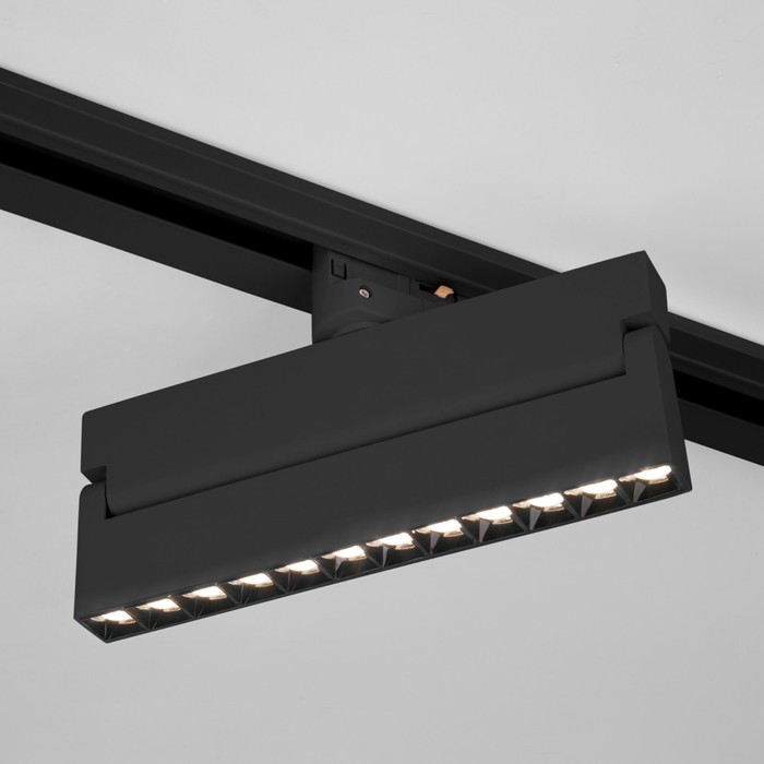 

Трековый светильник трёхфазный Elektrostandard, Garda, 230х32х143 мм, 20Вт, LED, 1450Лм, 4200К, цвет чёрный