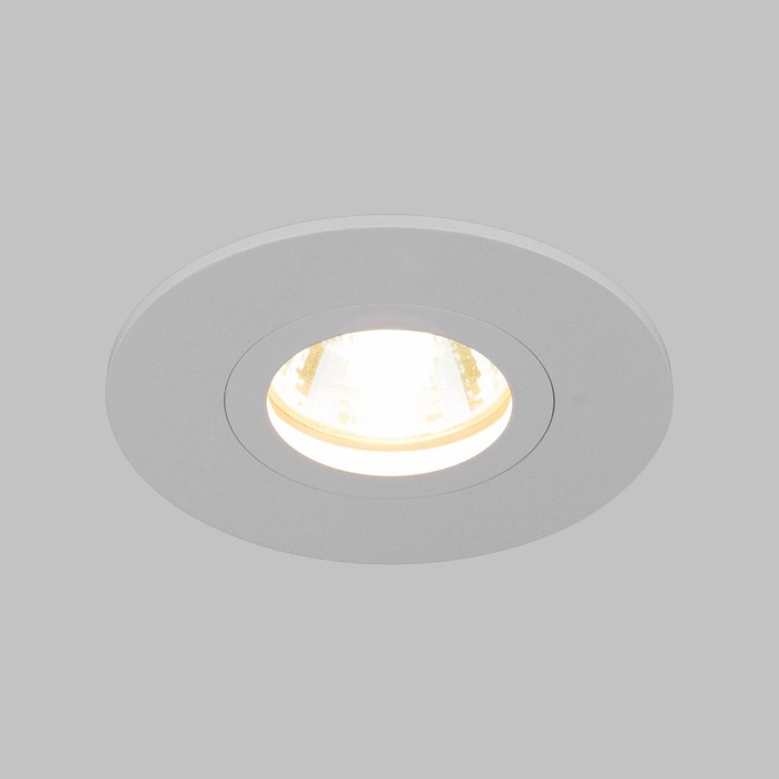 Светильник точечный встраиваемый Elektrostandard, Dorma, 95х95х21 мм, G5.3, цвет белый точечный светильник алюминиевый elektrostandard 90х90 мм g5 3 цвет белый