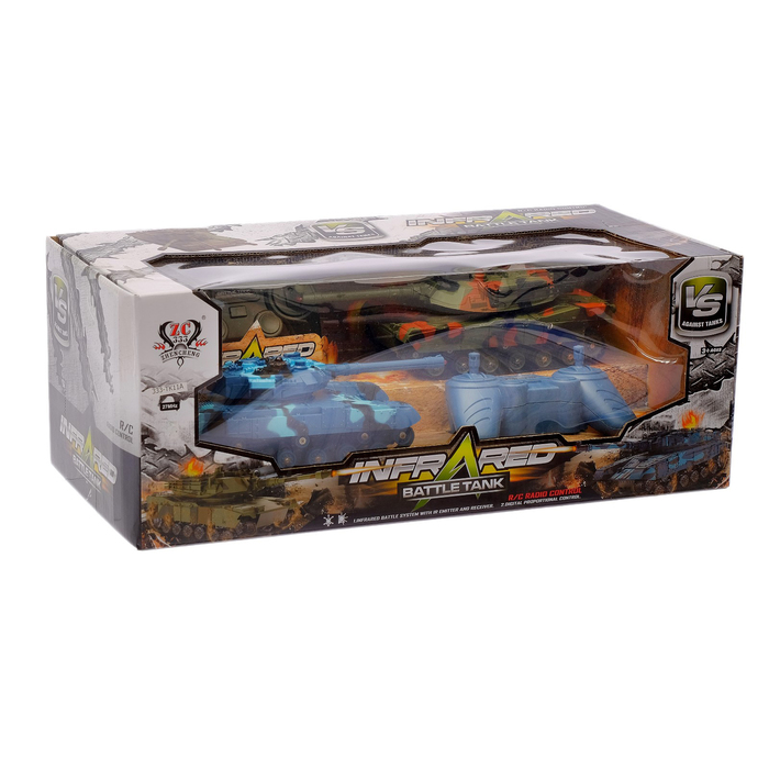 Танковый бой "Военная стратегия", на радиоуправлении, в наборе 2 танка