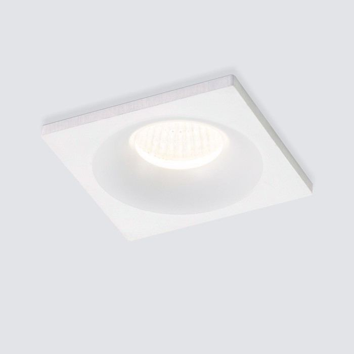 

Светильник точечный встраиваемый Elektrostandard, Plain S, 46х46х26 мм, 3Вт, LED, 240Лм, 4200К, цвет белый