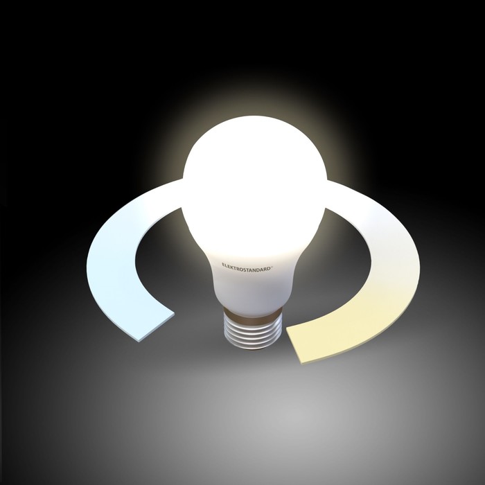 Умная светодиодная лампа Elektrostandard, 60х60х117 мм, 10Вт, E27, 900Лм, 4200/6500/3300К цена и фото