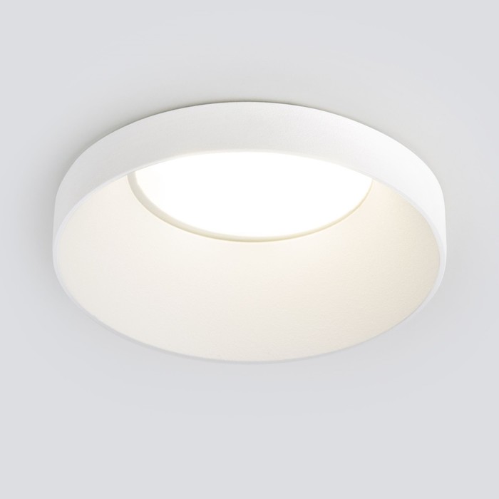 Светильник точечный встраиваемый Elektrostandard, Disc, 72х72х41 мм, GU10, цвет белый
