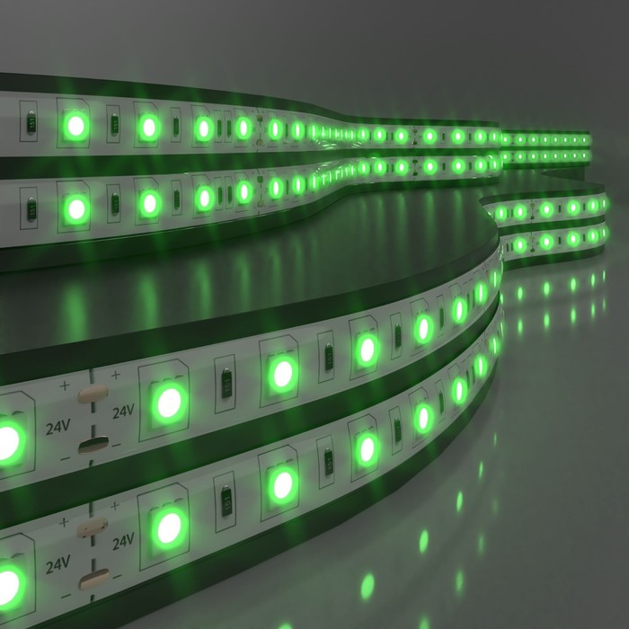 

Светодиодная лента Elektrostandard, IP65, 5050, 60LED/м, 24В, свечение зелёное