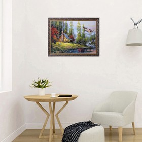 Картина "Охотничий домик" 57х77см от Сима-ленд