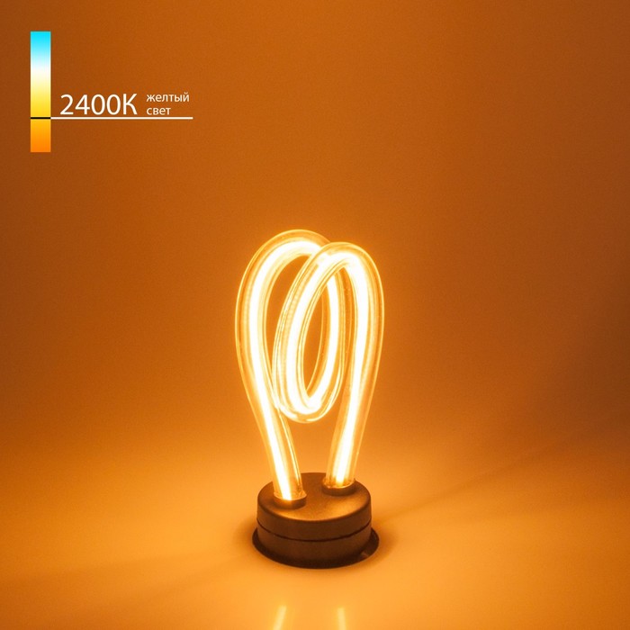 Филаментная светодиодная лампа Elektrostandard, Art filament, 25х40х123 мм, 4Вт, E27, 220Лм, 2400К