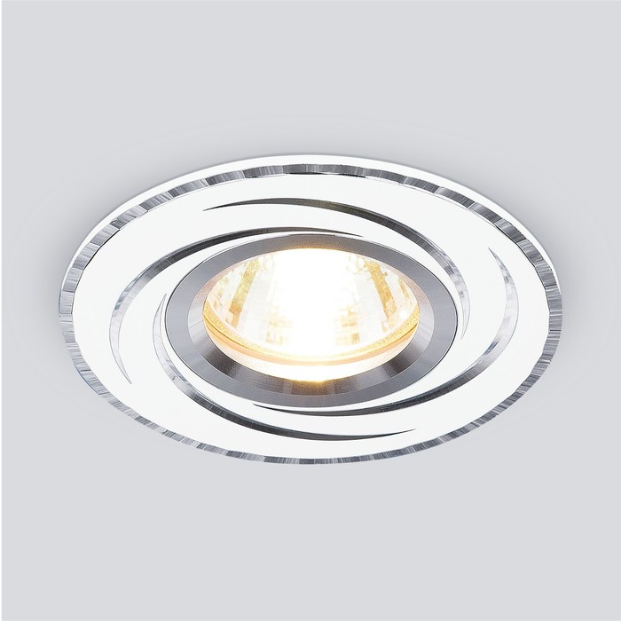 Точечный светильник алюминиевый Elektrostandard, Tinct, 95х95 мм, G5.3, цвет белый точечный светильник алюминиевый elektrostandard 90х90 мм g5 3 цвет белый