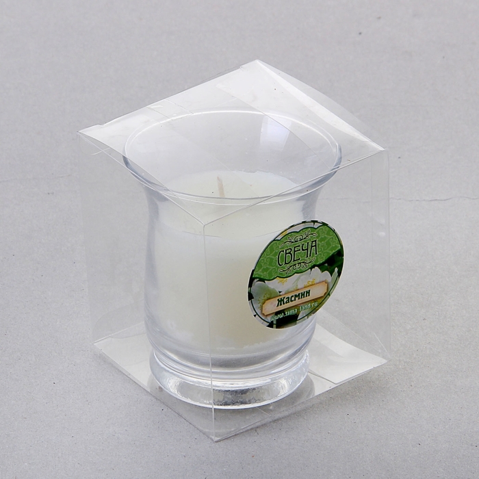 Свеча восковая "Романтика", аромат жасмин