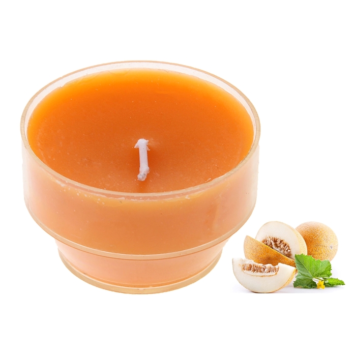Свеча восковая плавающая "Тропический остров", аромат дыня