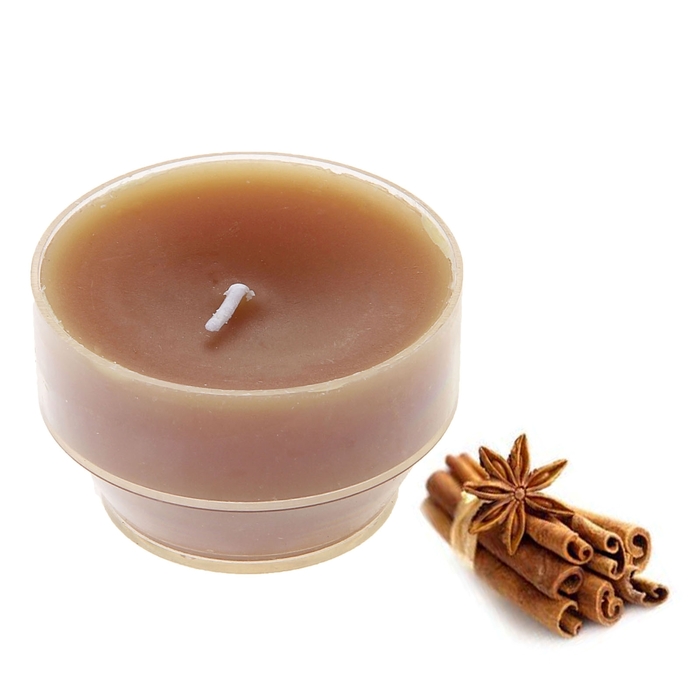 Свеча восковая плавающая "Тропический остров", аромат корица