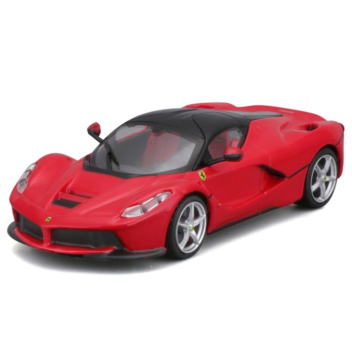 цена Машинка Bburago Ferrari Laferrari, Die-Cast, 1:43, цвет красный