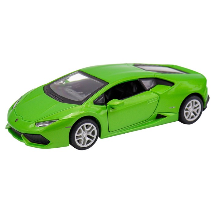 Машинка Bburago Lamborghini Huracán Coupé, Die-Cast, 1:32, цвет зелёный фото