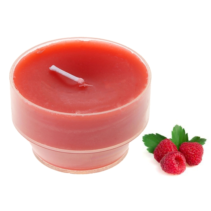 Свеча восковая плавающая "Тропический остров", аромат малина