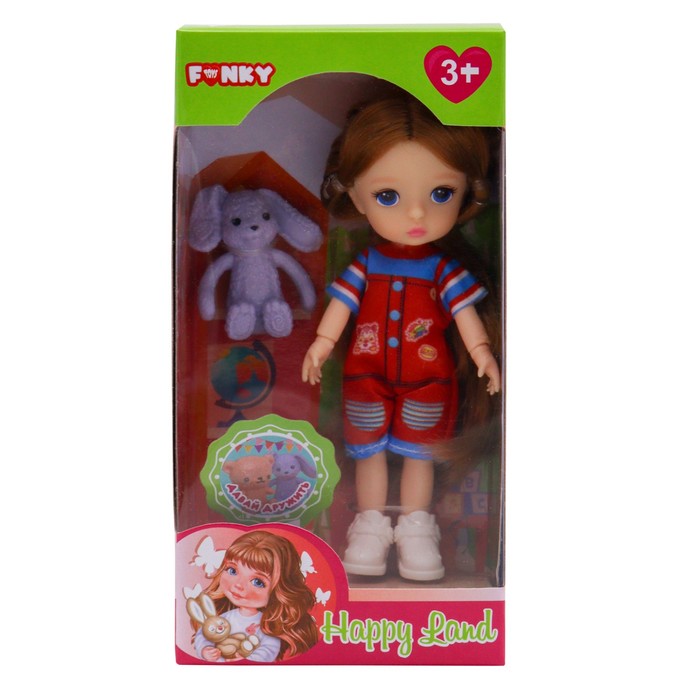 

Кукла модная Funky Toys «Кейт», с аксессуаром, 14 см