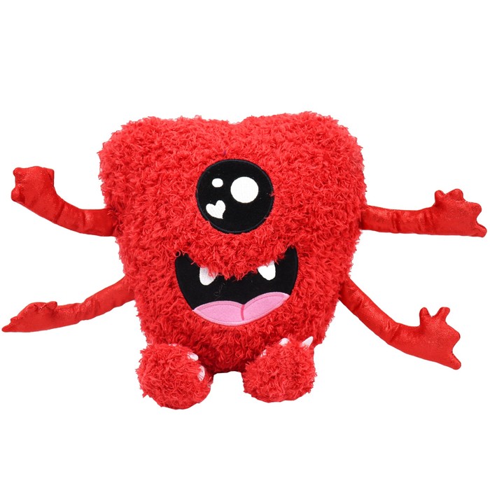 funky plush монстрики красный персонаж funky toys ft5908 10 Игрушка мягкая Funky Toys «Монстрики. Красный персонаж»