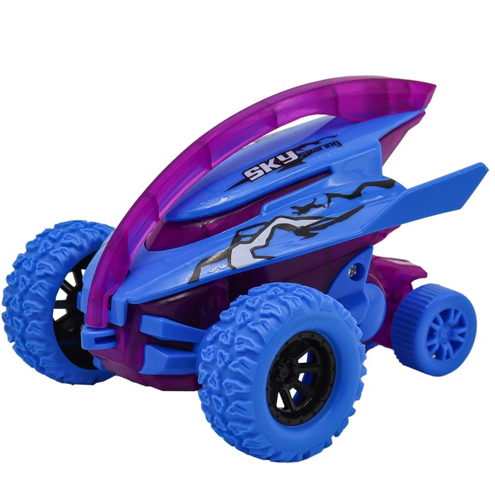 

Машинка фрикционная Funky Toys «Акула», 4х4, принт граффити, цвет синий