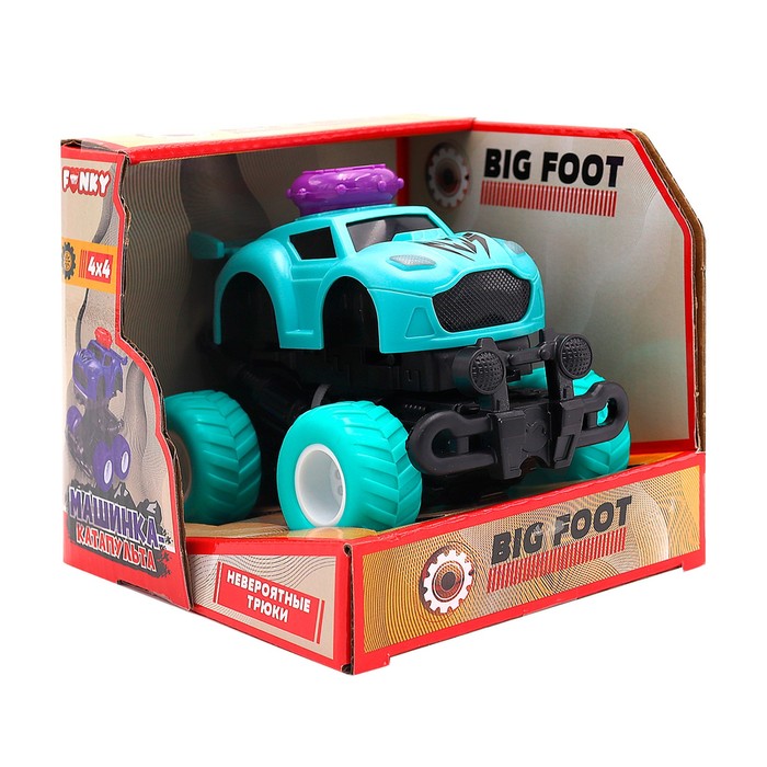 

Машинка фрикционная Funky Toys «Катапульта», 4х4, цвет бирюзовый